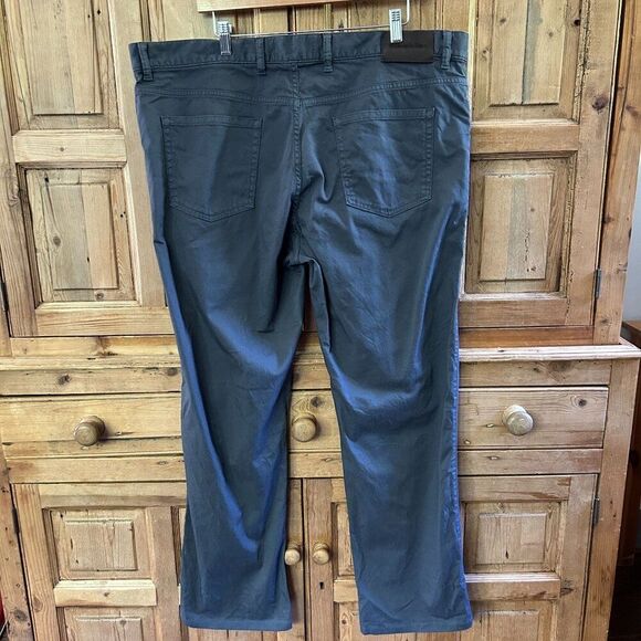 Men's Ermenegildo Zegna 42 x 30 Charcoal Dark Gray Jeans Denim Straight Leg Jean - Picture 9 of 15